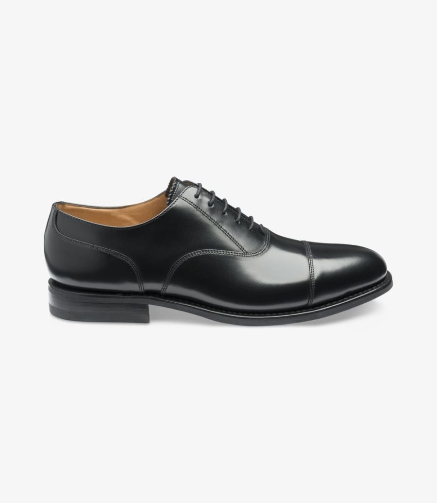 Loake 300 Toe-cap Men\'s Oxford Shoes Black | IE8054635