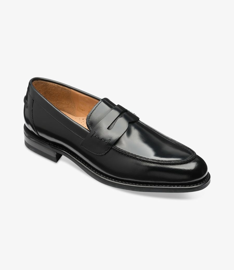 Loake 356 Men's Loafers Black | IE3209119