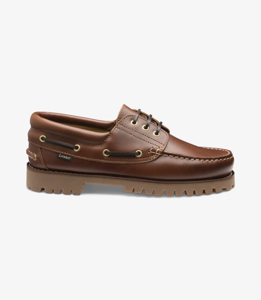 Loake 522 Men\'s Boat Shoes Brown | IE8779584