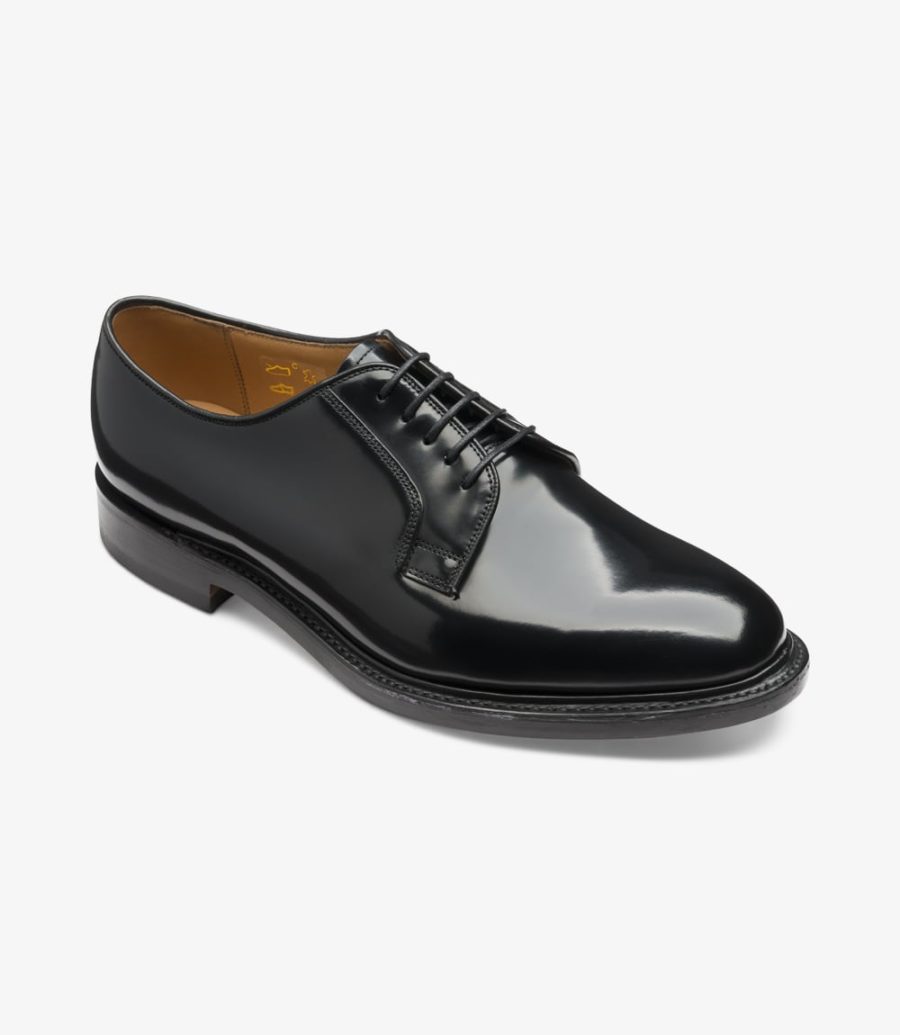 Loake 771 Plain Tie Men's Derby Shoes Black | IE0176210