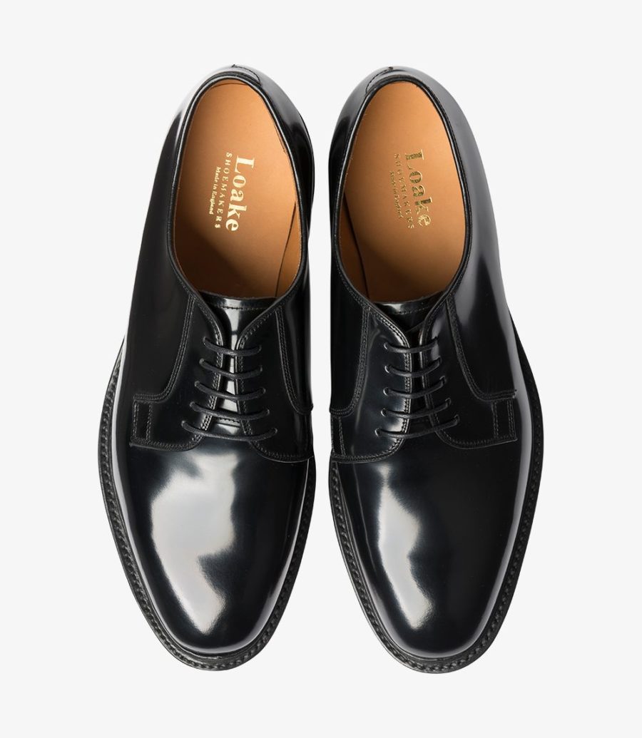 Loake 771 Plain Tie Men's Derby Shoes Black | IE0176210