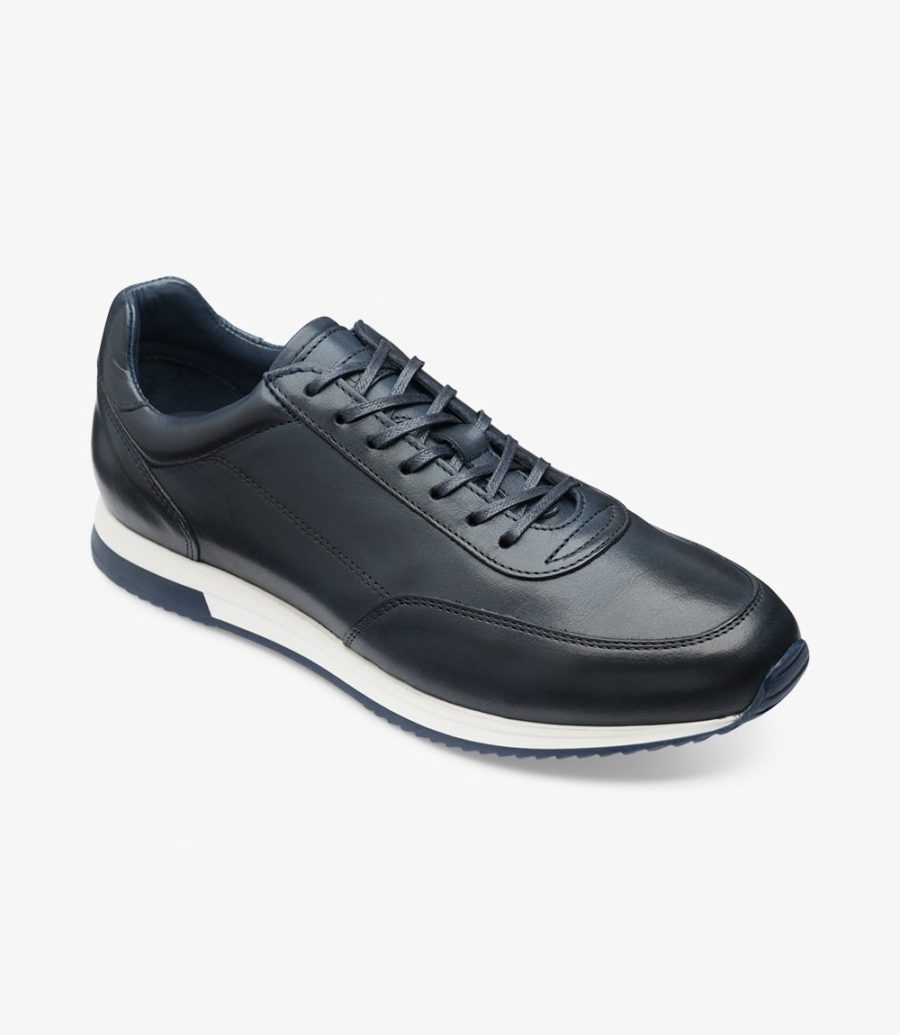 Loake Bannister Men's Sneakers Navy | IE4824960