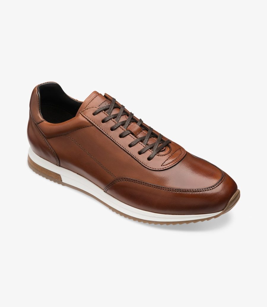 Loake Bannister Trainer Men's Sneakers Cedar | IE8914549