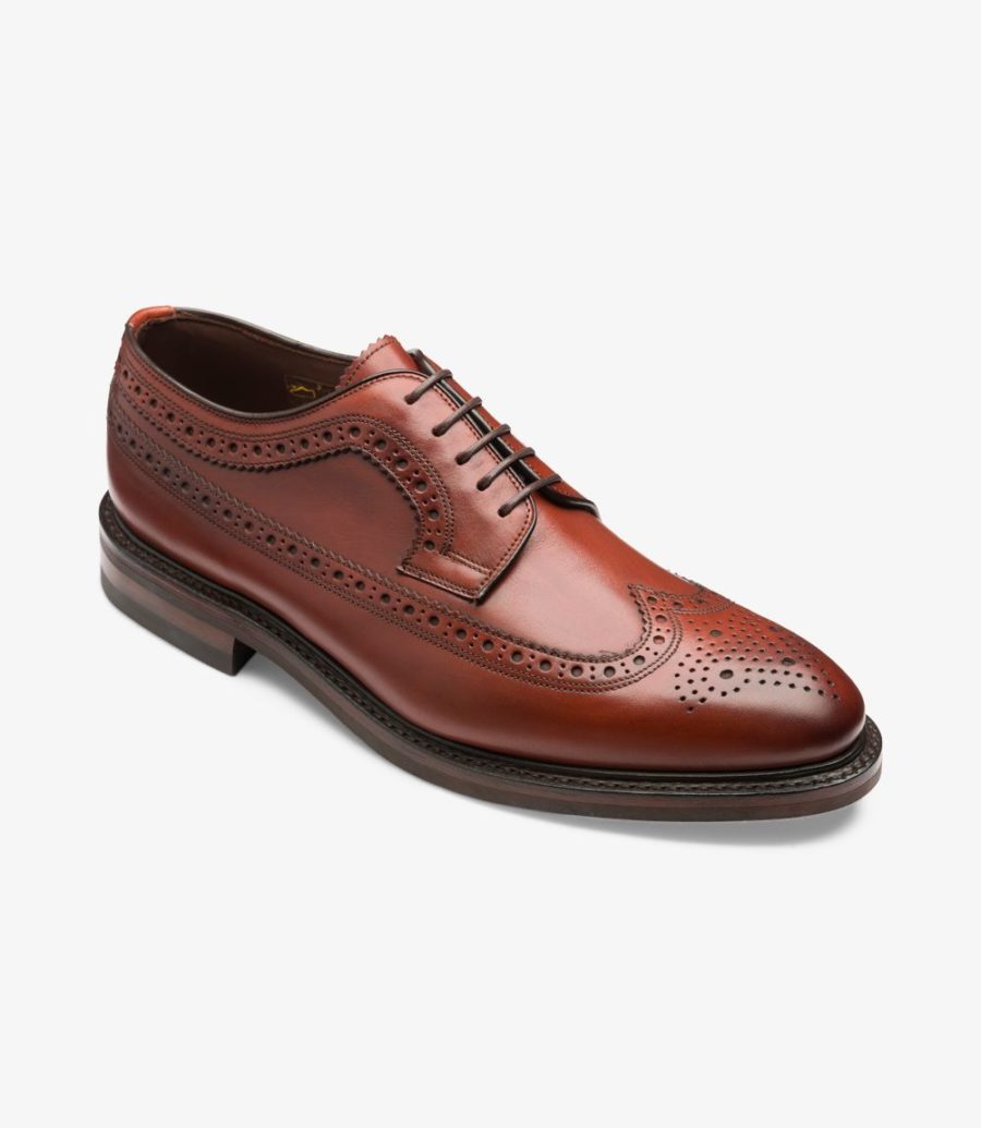 Loake Birkdale Men's Brogues Conker Brown | IE0995892