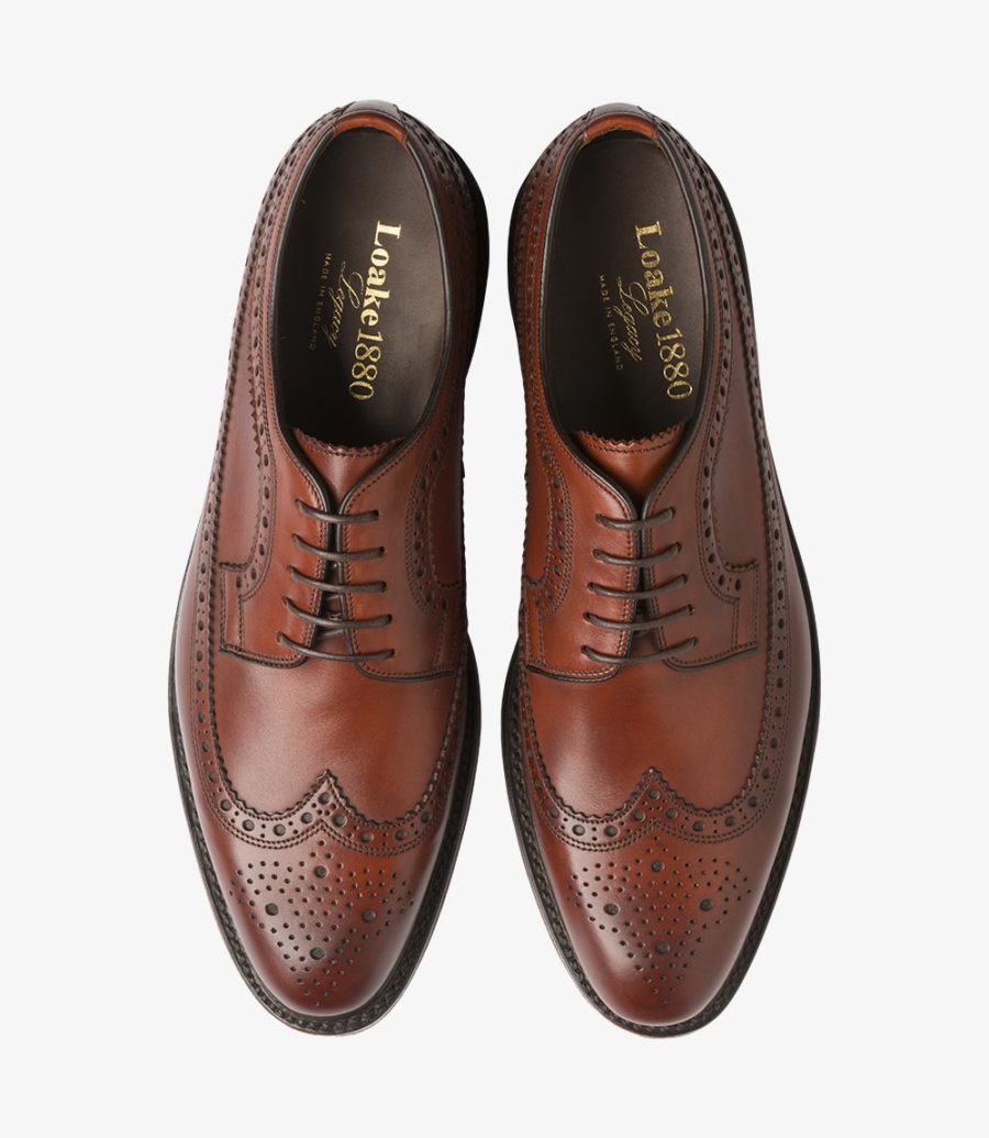 Loake Birkdale Men's Brogues Conker Brown | IE0995892