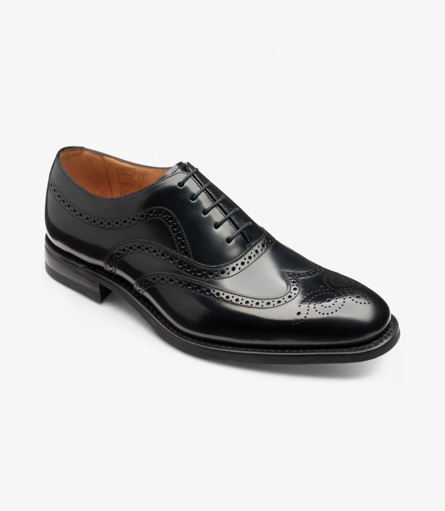 Loake Bloomsbury Men's Brogues Black | IE2278125