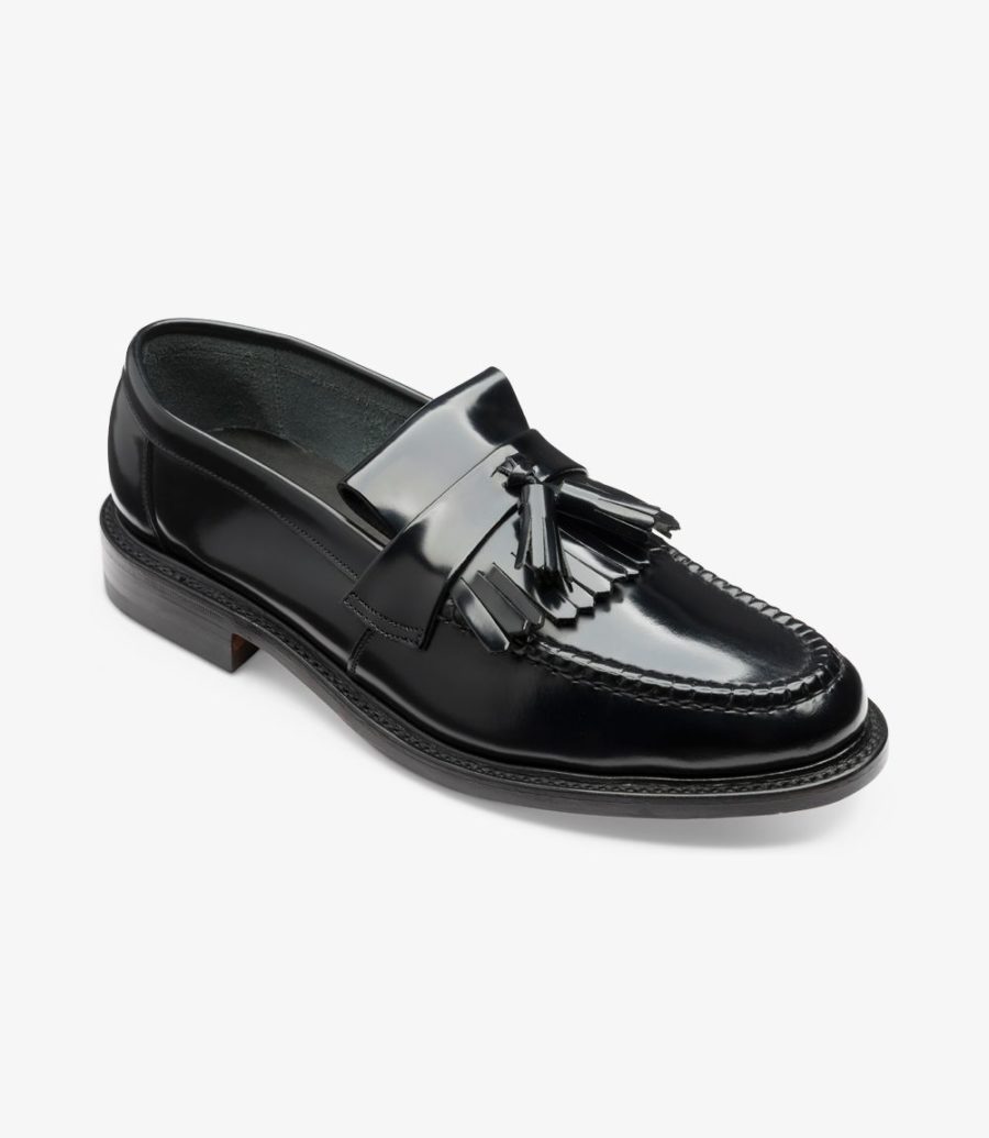 Loake Brighton Men's Loafers Black | IE9089854