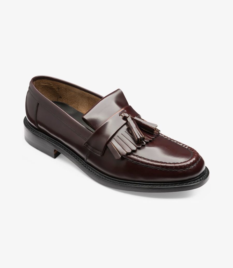 Loake Brighton Men's Loafers Burgundy | IE2429544