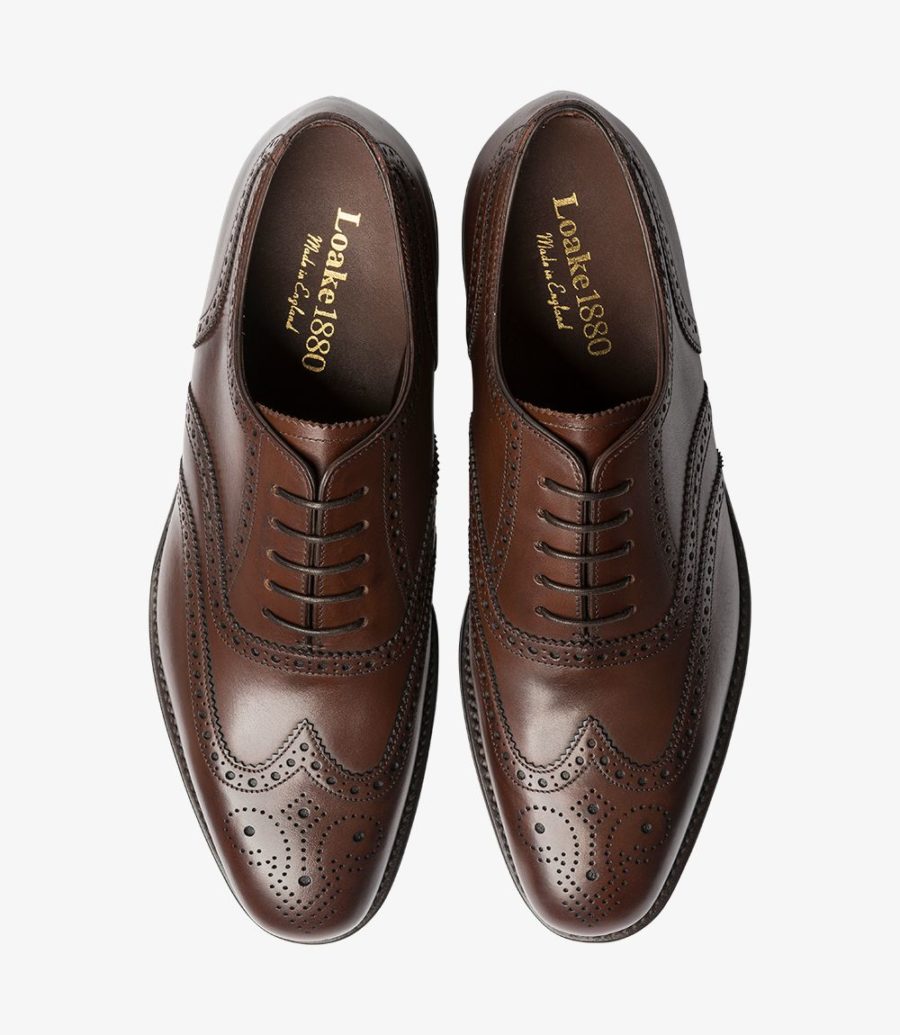 Loake Buckingham Men's Brogues Dark Brown | IE0806498