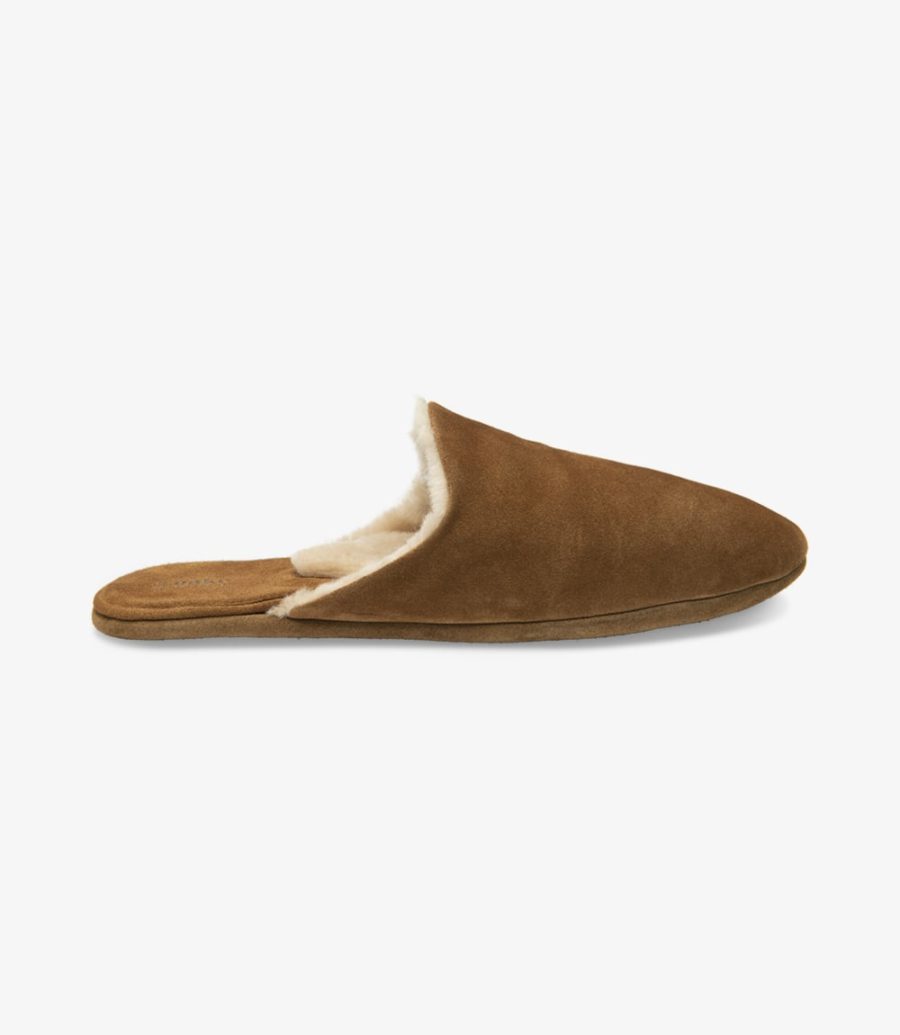 Loake Cavalry Tan Slipper Men\'s Slippers Tan Suede | IE7565578