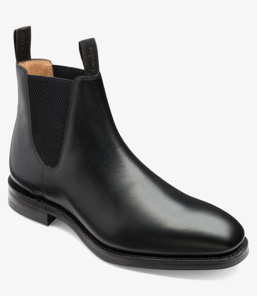 Loake Chatsworth Men's Chelsea Boots Black | IE9348896