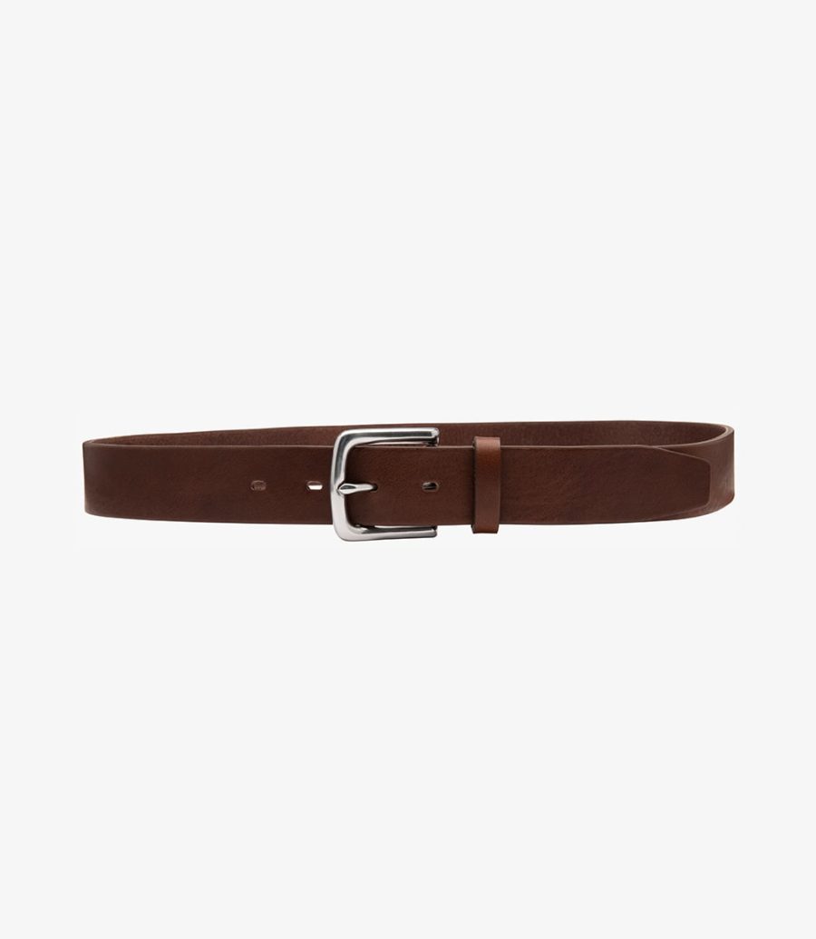 Loake Cheltenham Belt Men's Belts Dark Brown | IE9333672