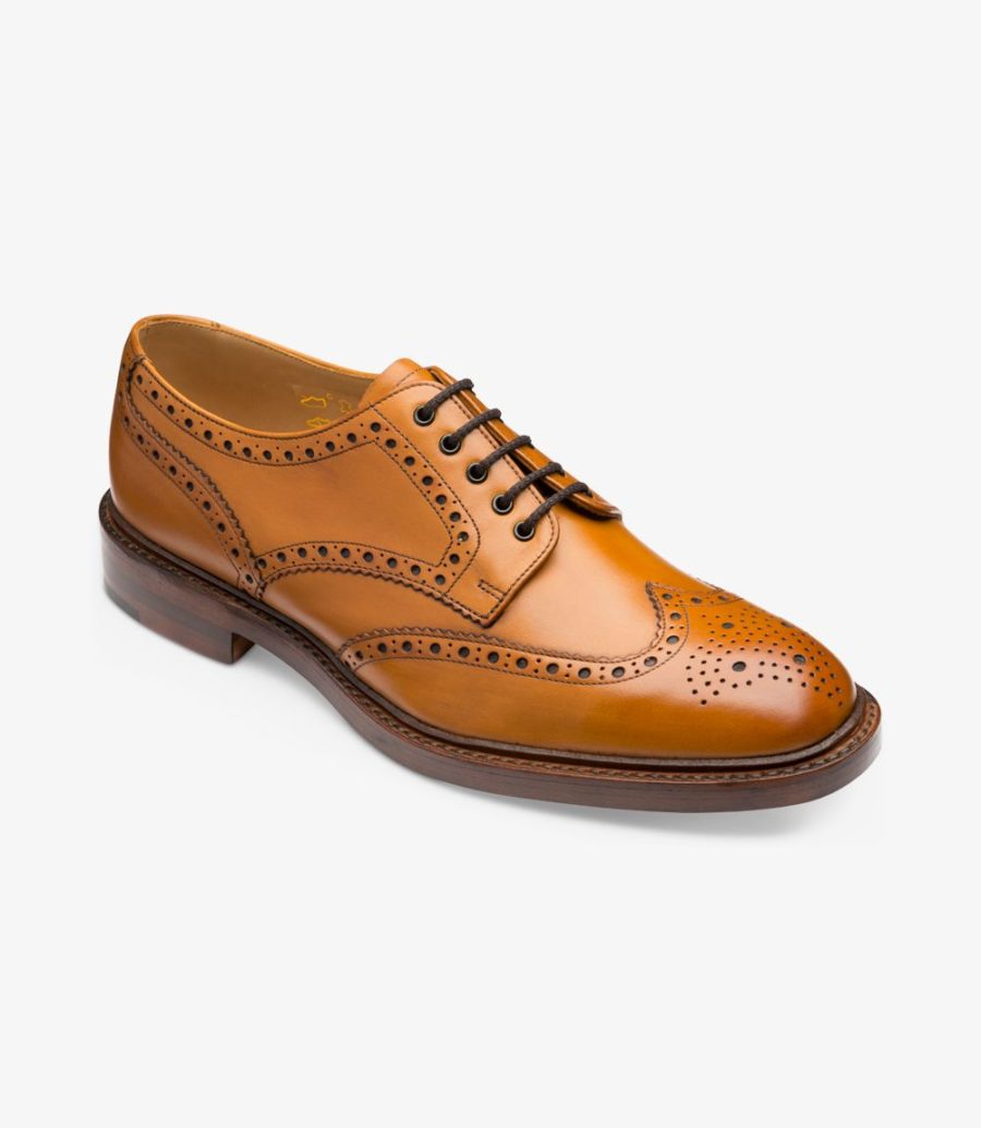 Loake Chester Men's Brogues Tan | IE3761482