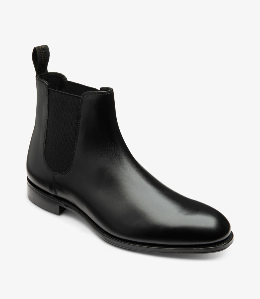 Loake Coppergate Boot Men's Chelsea Boots Carbon Black | IE8874991