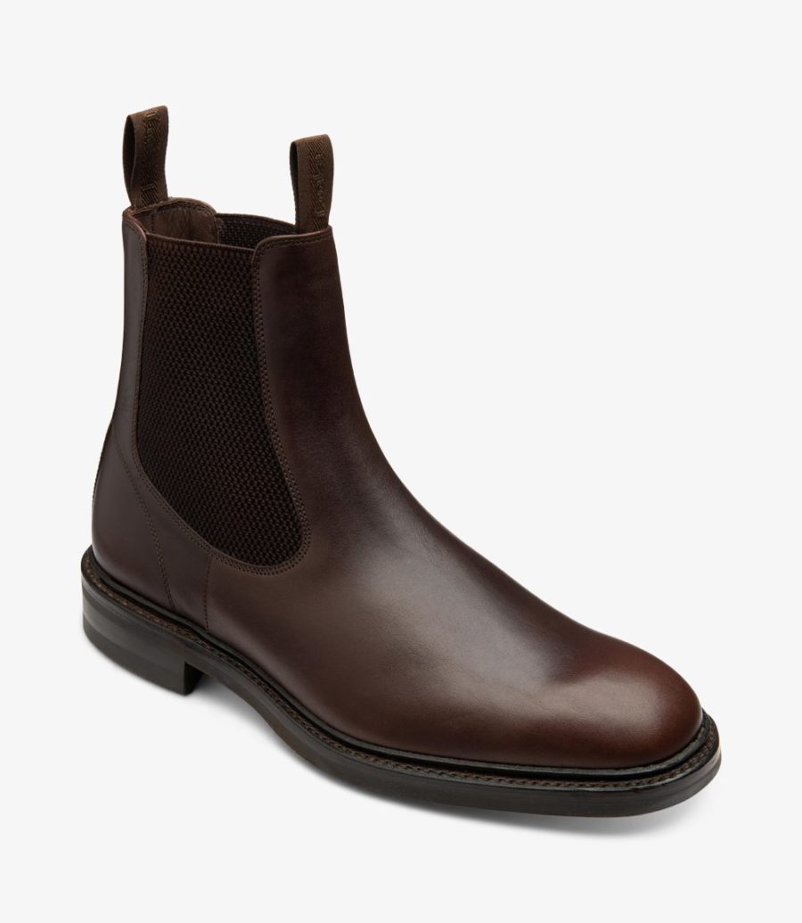 Loake Dingley Boot Men's Chelsea Boots Dark Brown | IE6189925