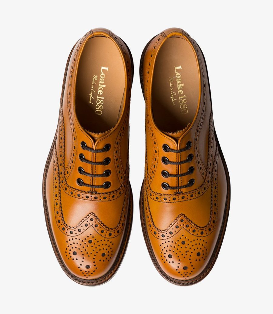 Loake Edward Men's Brogues Tan | IE5700938