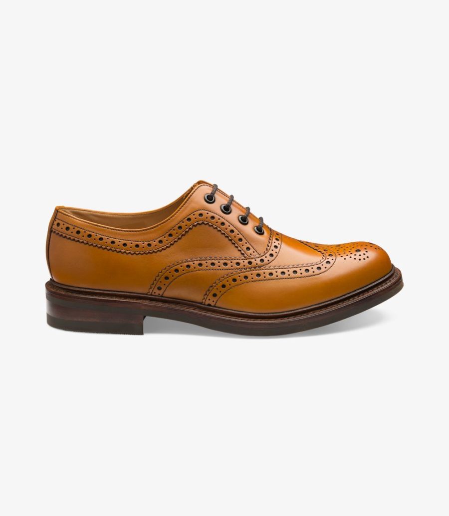 Loake Edward Men\'s Brogues Tan | IE5700938