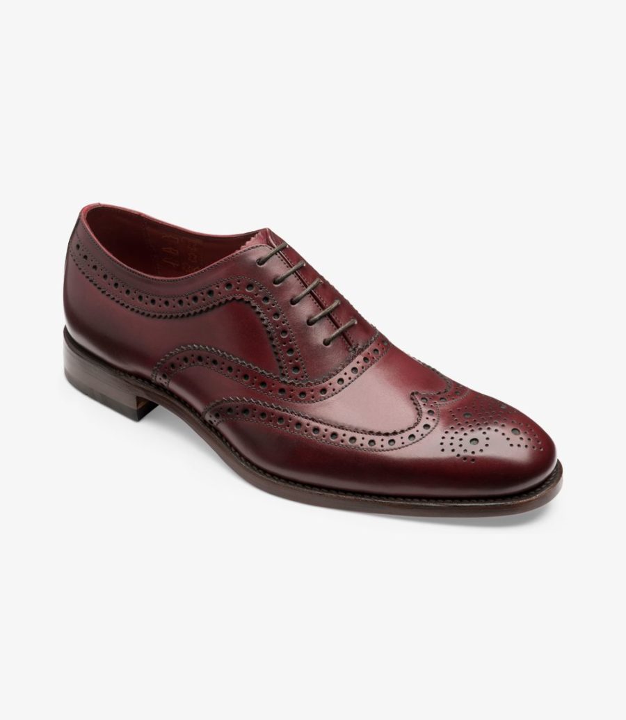 Loake Fearnley Men's Brogues Burgundy | IE8538964