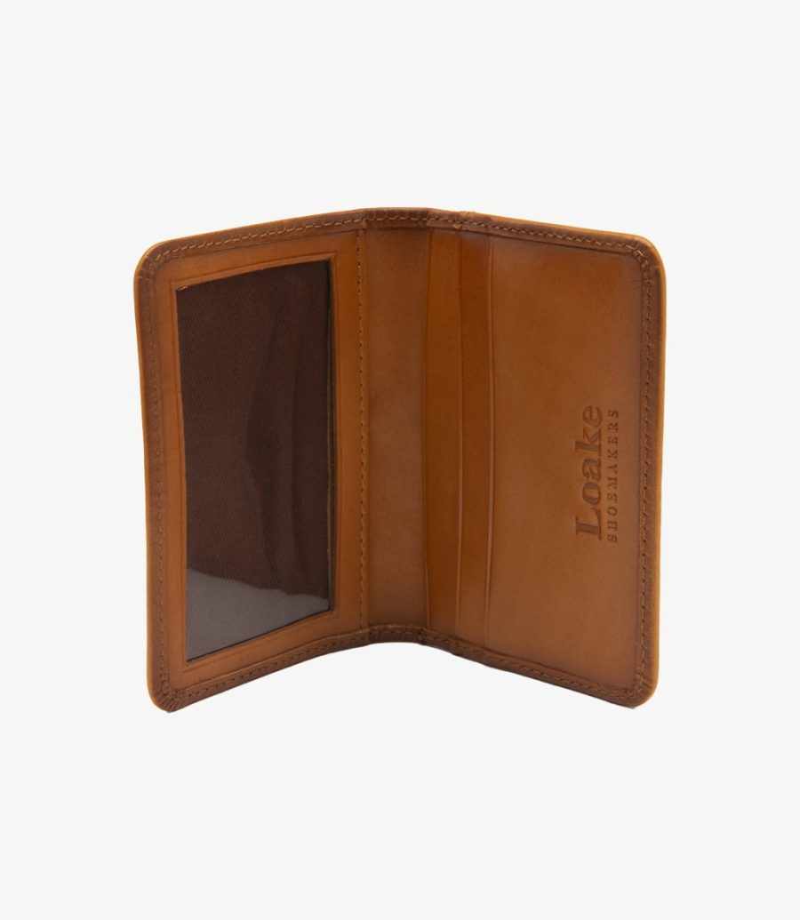 Loake Fenchurch Leather Card Holder Men's Cardholders Tan | IE4856758