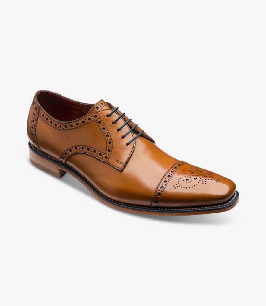 Loake Foley Semi Brogue Men's Semi Brogues Tan | IE0406907