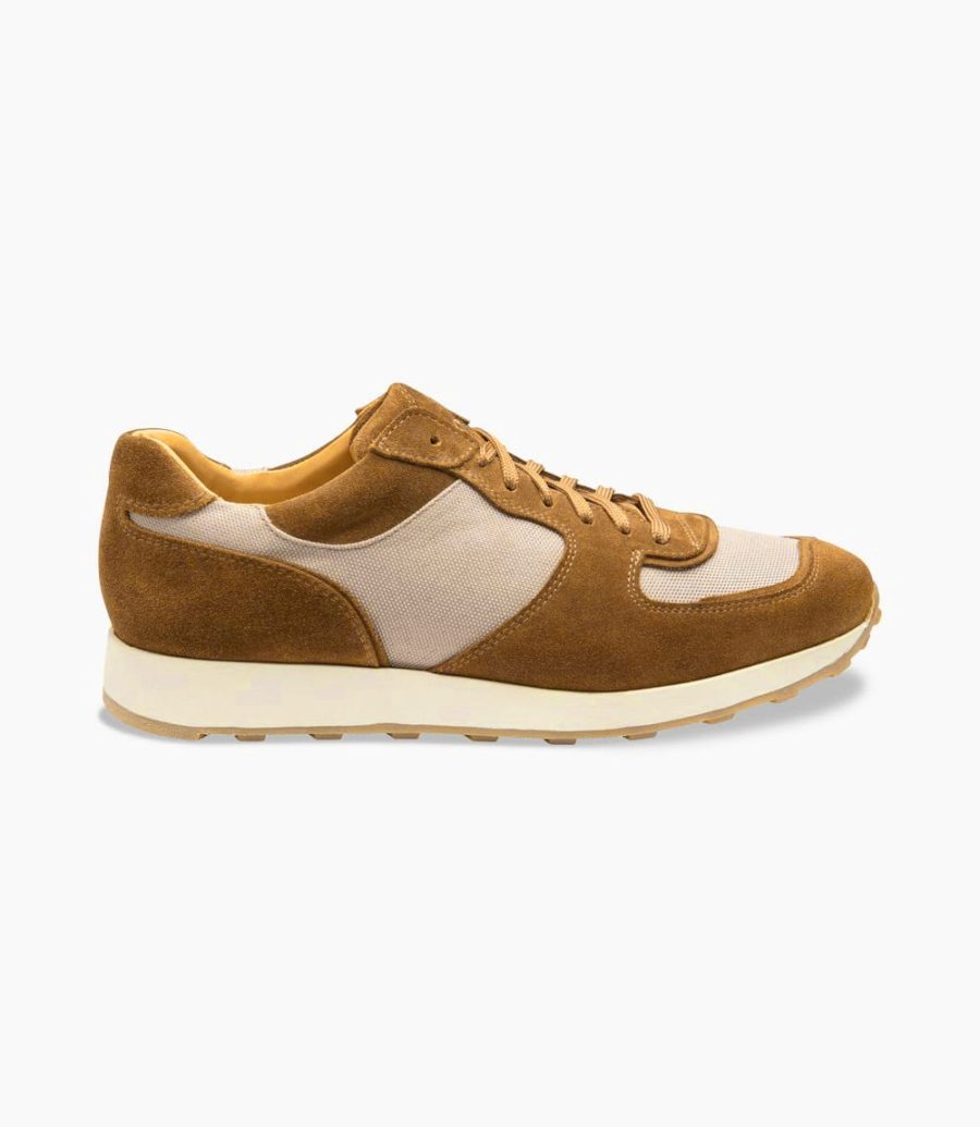 Loake Foster Tan Suede Trainer Men\'s Sneakers Tan Suede | IE1826030