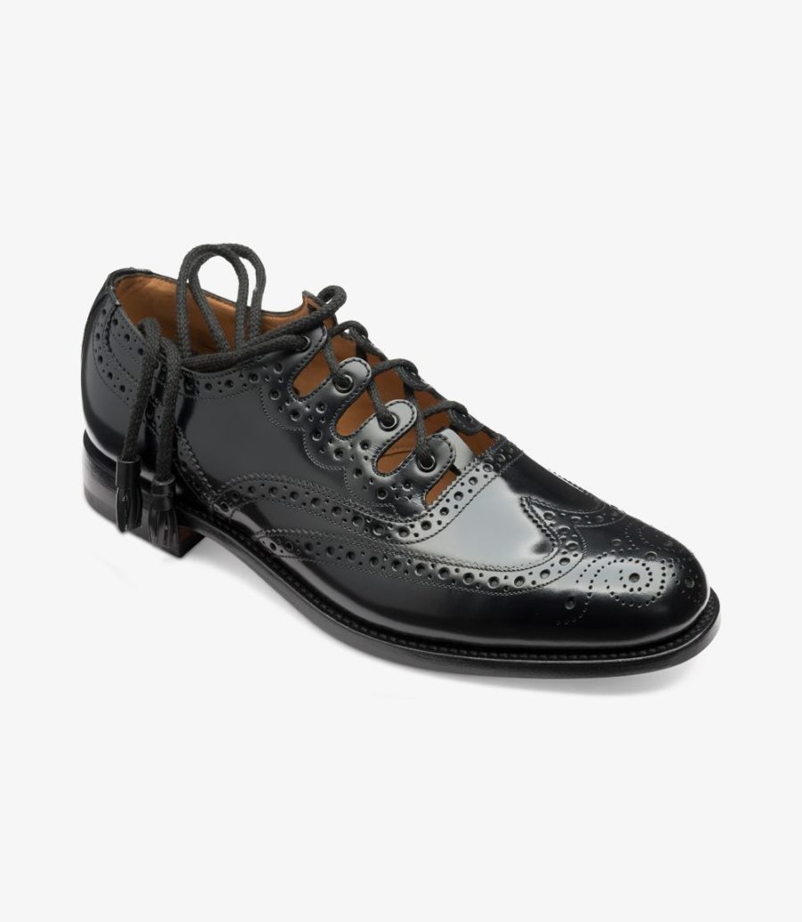 Loake Ghillie Men's Brogues Black | IE5932525