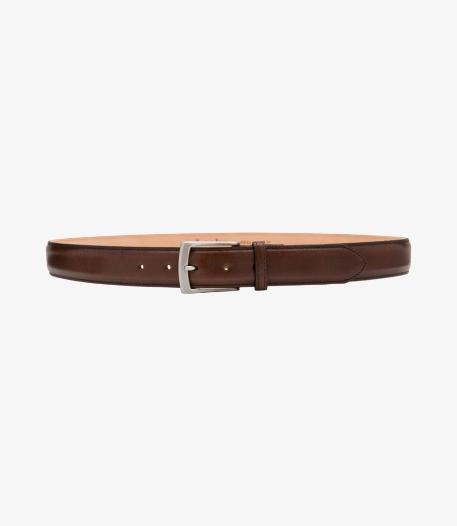 Loake Henry Belt Men's Belts Dark Brown | IE4951731