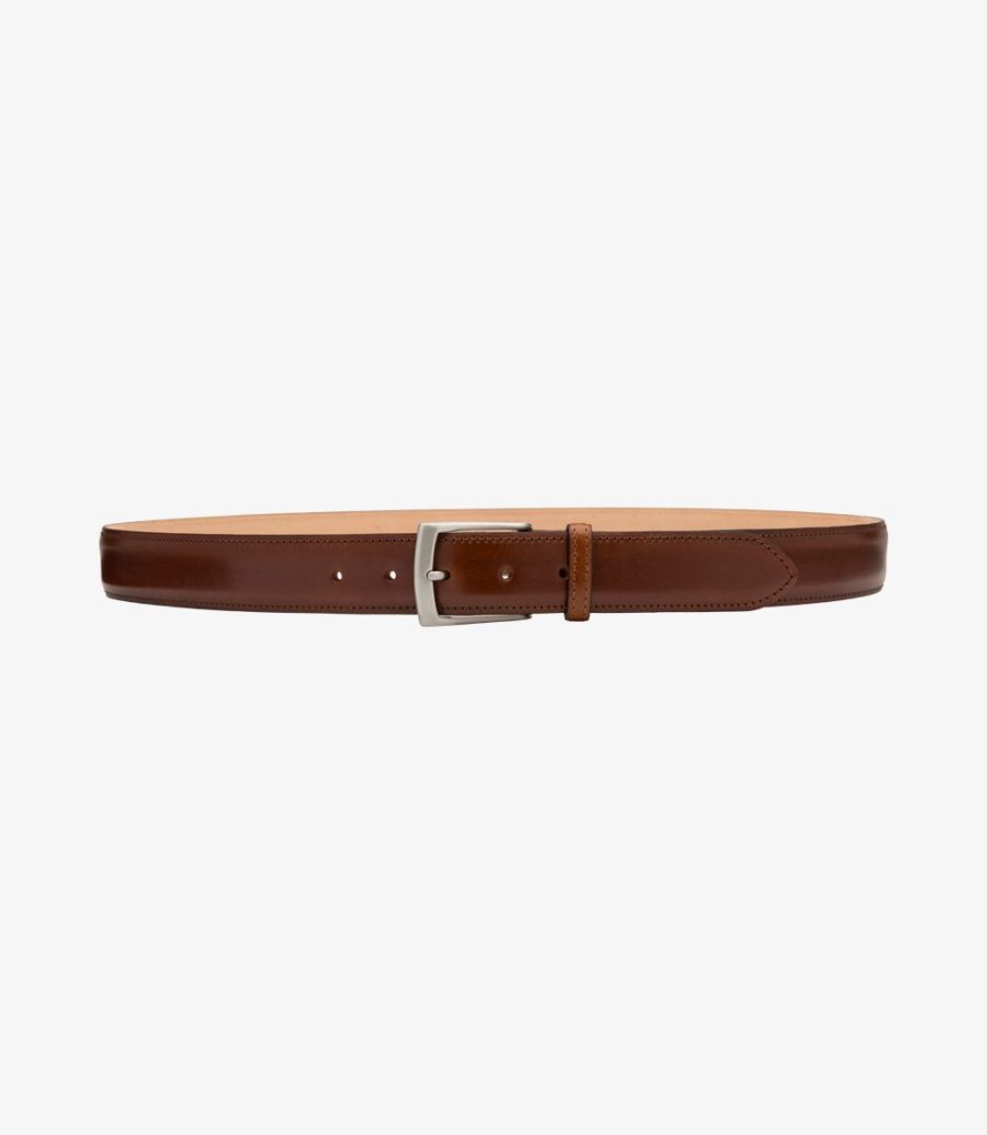 Loake Henry Belt Men's Belts Mahogany | IE4256979