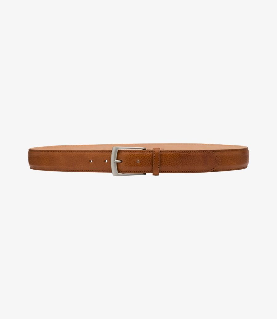 Loake Henry Belt Men's Belts Tan Grain | IE5271814