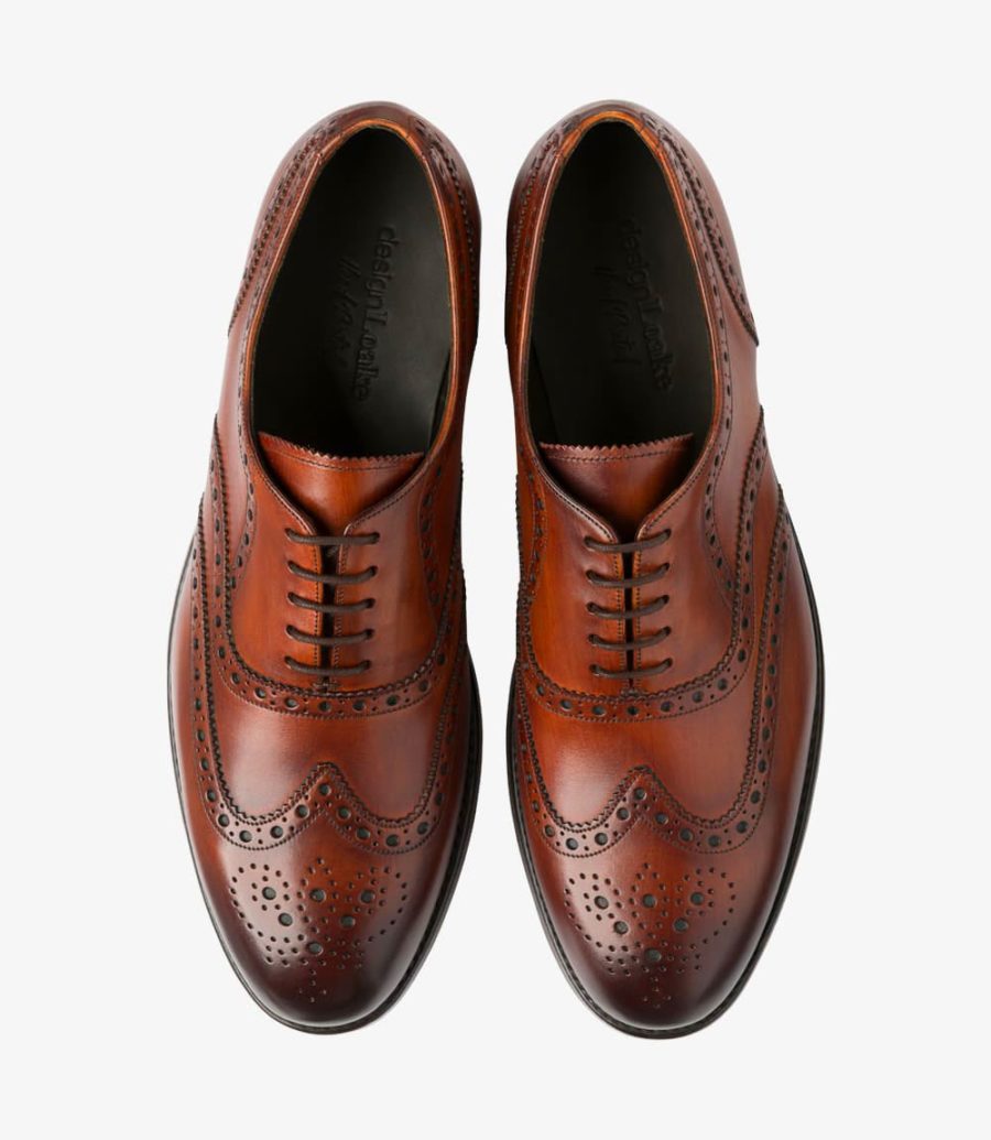 Loake Hepworth Men's Brogues Chestnut Brown | IE4179815