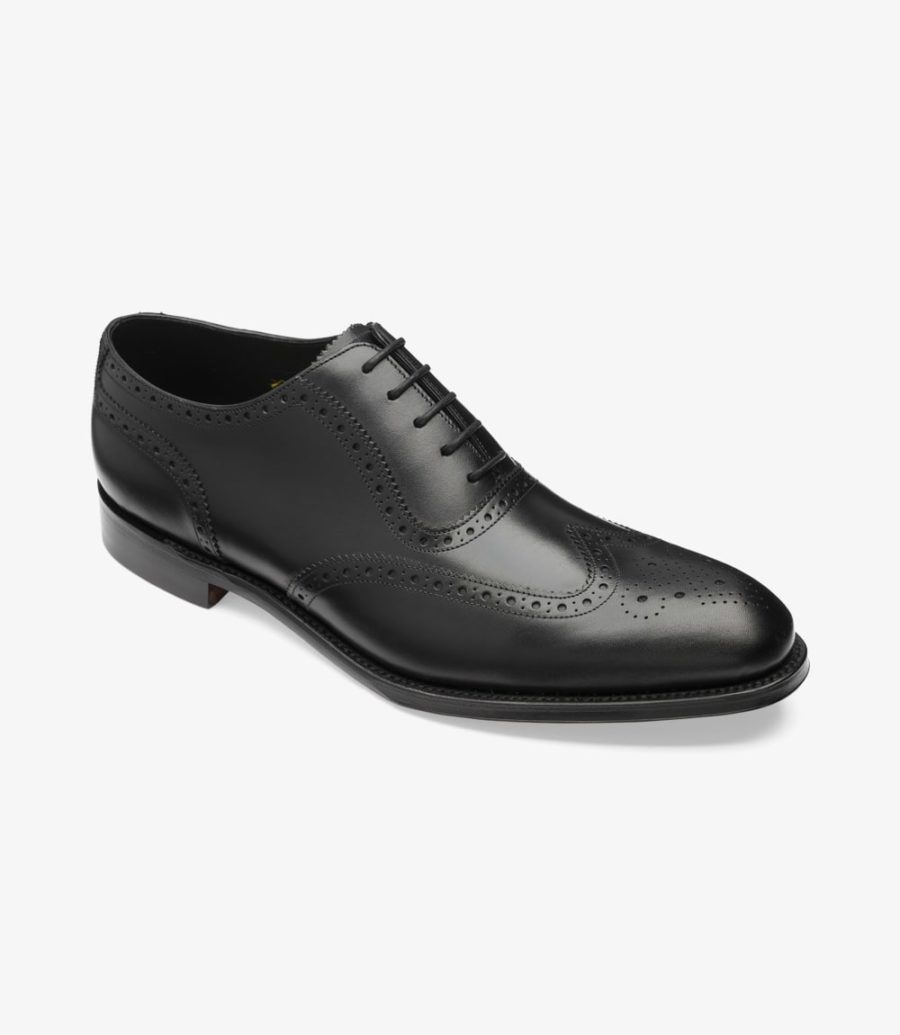 Loake Hodges Men's Brogues Black | IE0816935