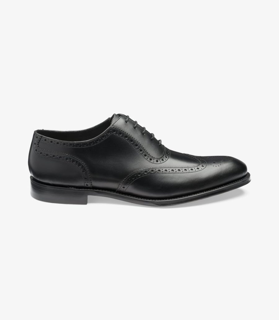 Loake Hodges Men\'s Brogues Black | IE0816935