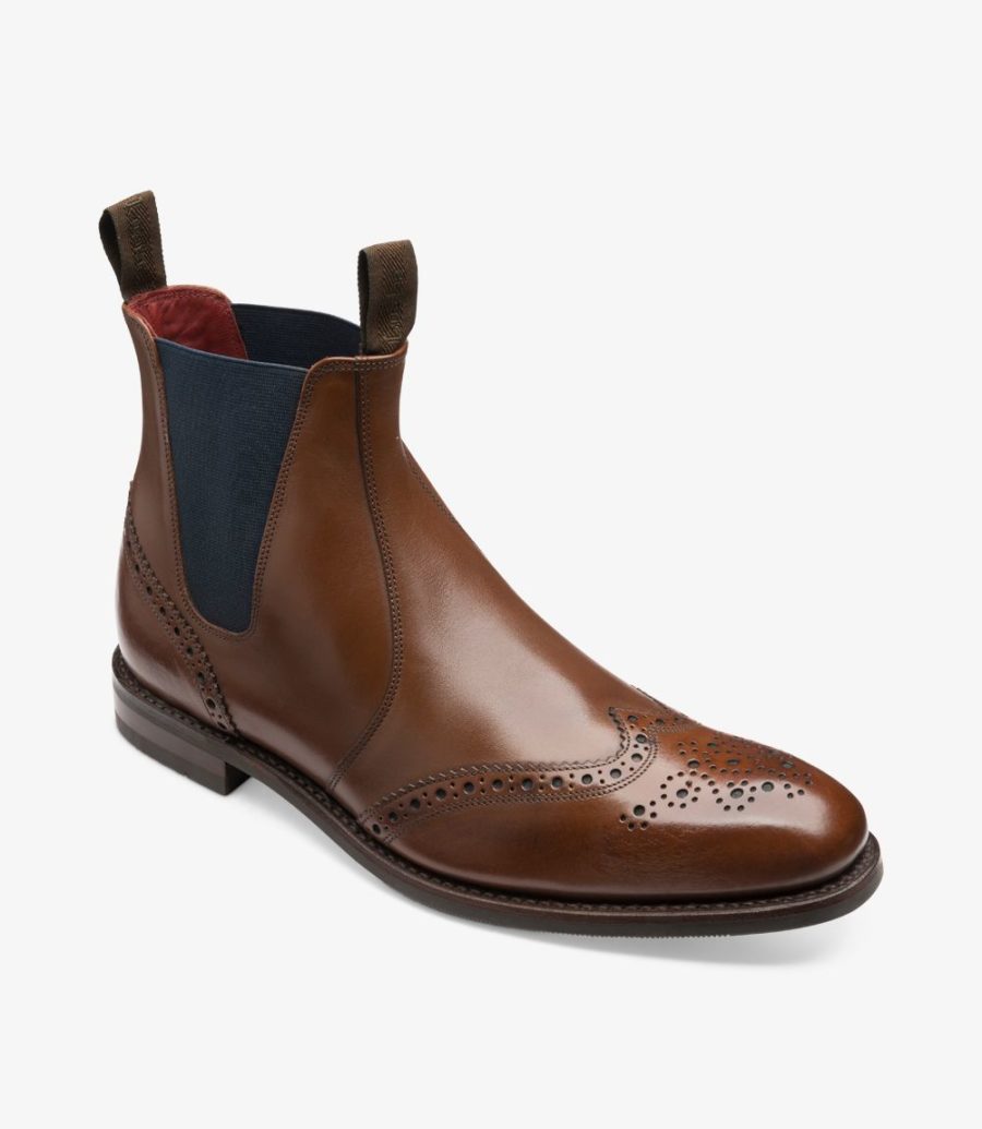 Loake Hoskins Men's Chelsea Boots Brown | IE2304726