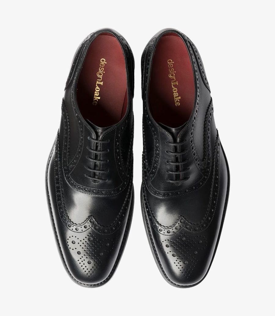 Loake Kerridge Men's Brogues Black | IE1402339