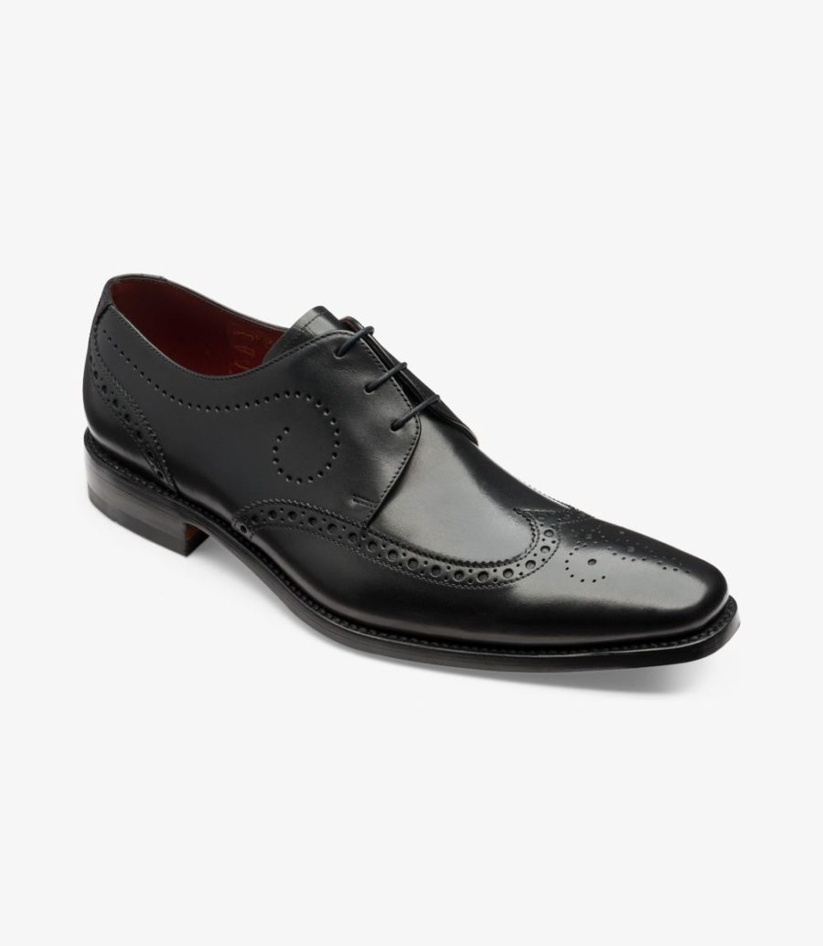 Loake Kruger Men's Brogues Black | IE5570839