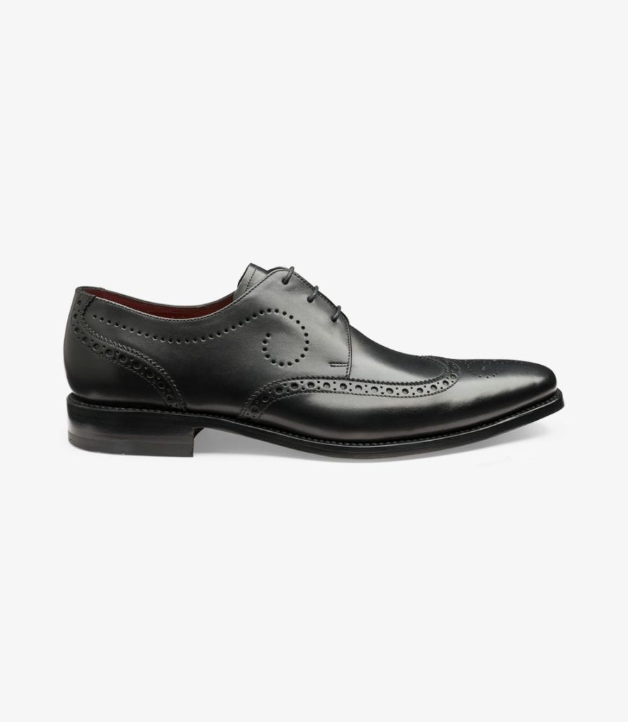 Loake Kruger Men\'s Brogues Black | IE5570839