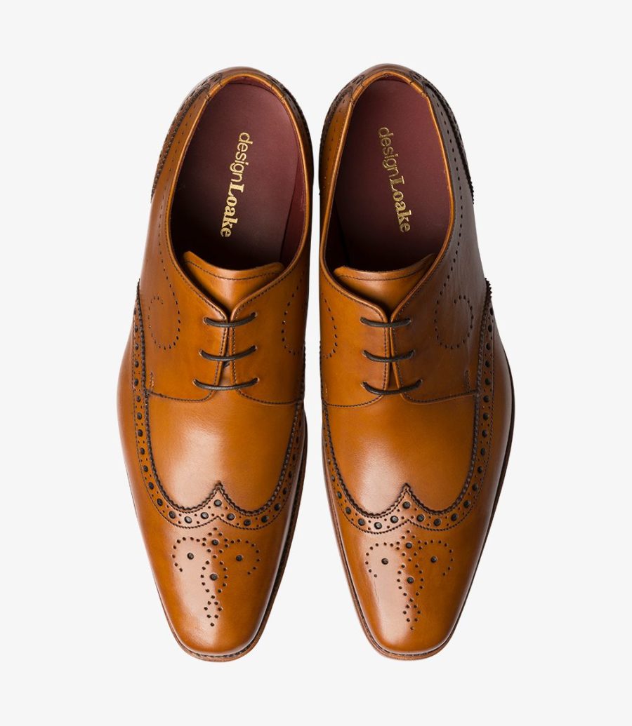 Loake Kruger Men's Brogues Tan | IE5638625