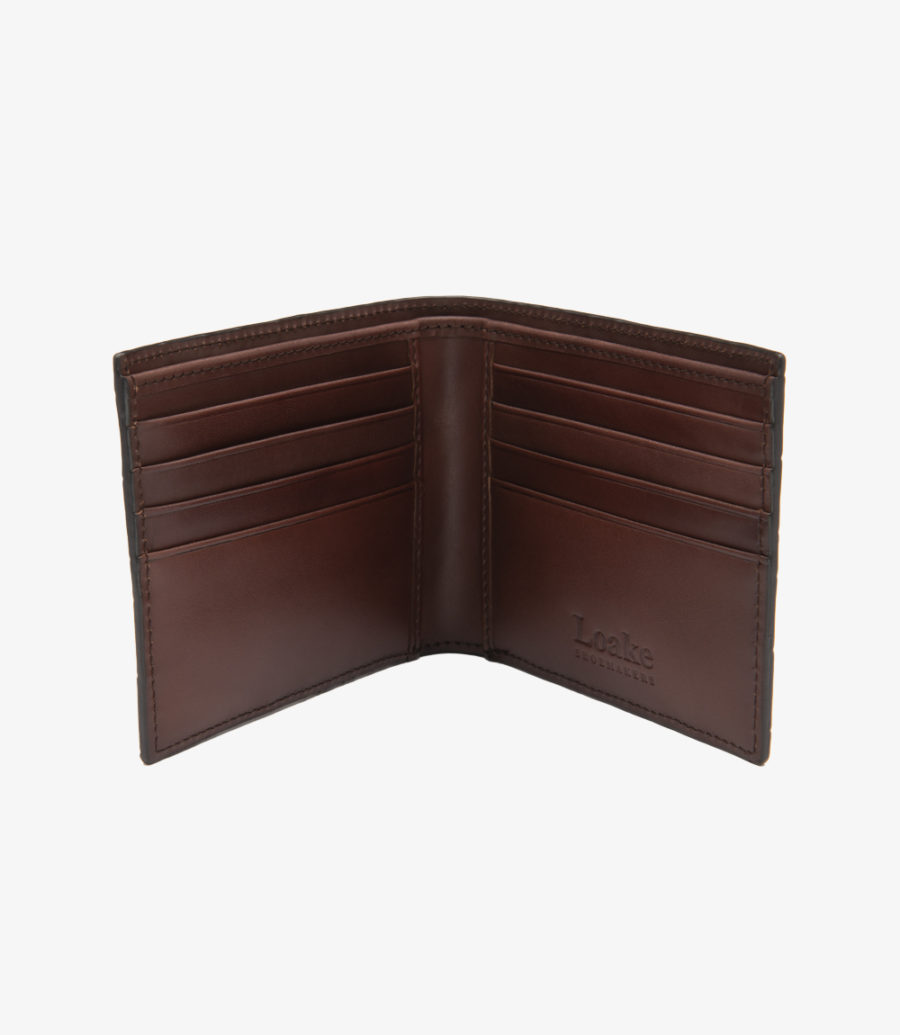 Loake Lombard Leather Wallet Men's Wallets Dark Brown | IE5672873