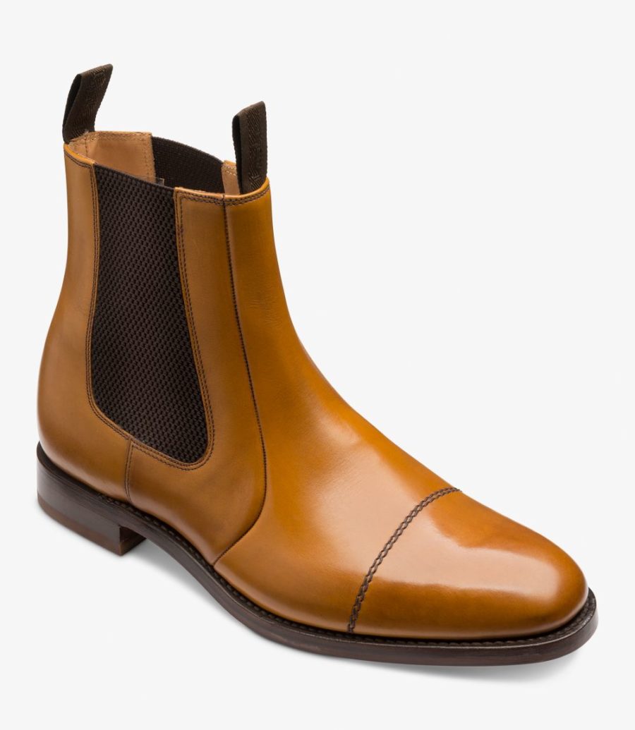 Loake Newbury Men's Chelsea Boots Tan | IE6997676