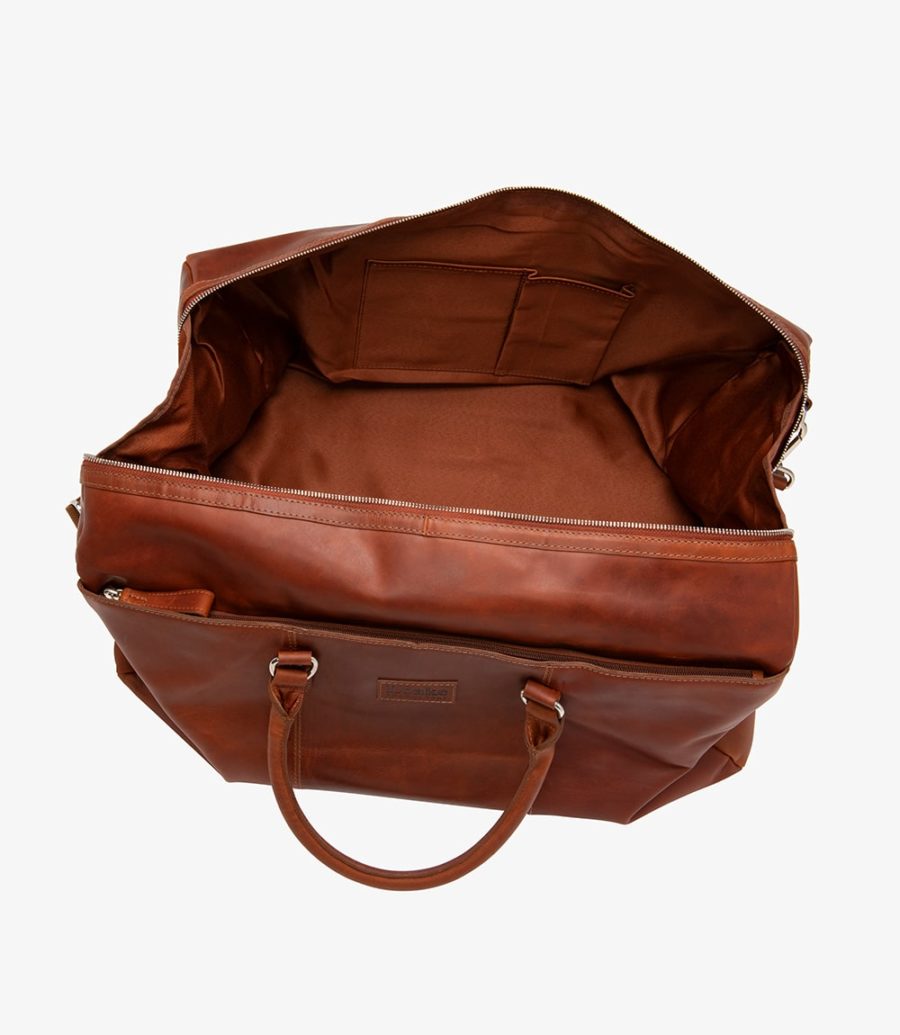 Loake Norfolk Weekend Bag Men's Bags Cedar | IE9109361