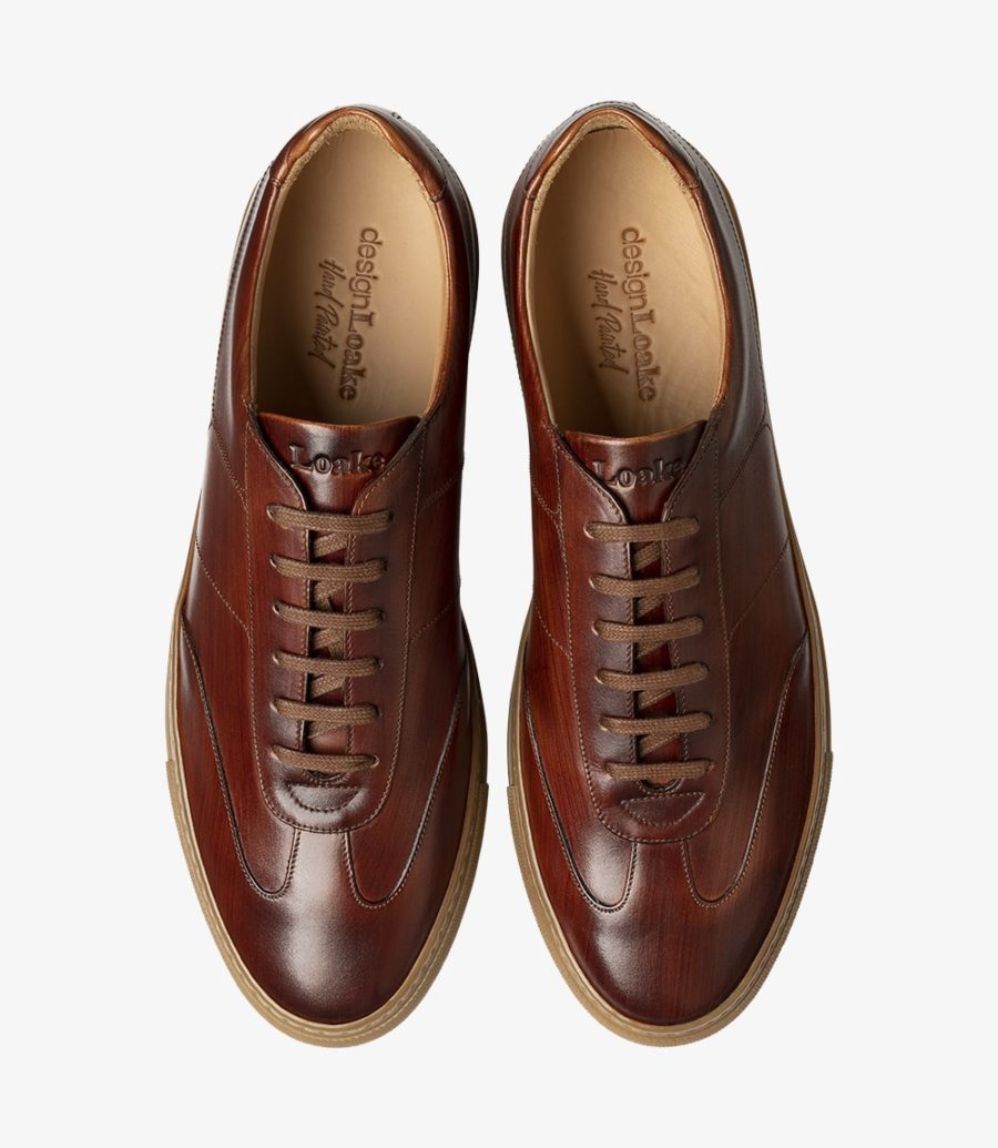 Loake Owens Chestnut Brown Sneaker Men's Sneakers Chestnut Brown | IE3149583