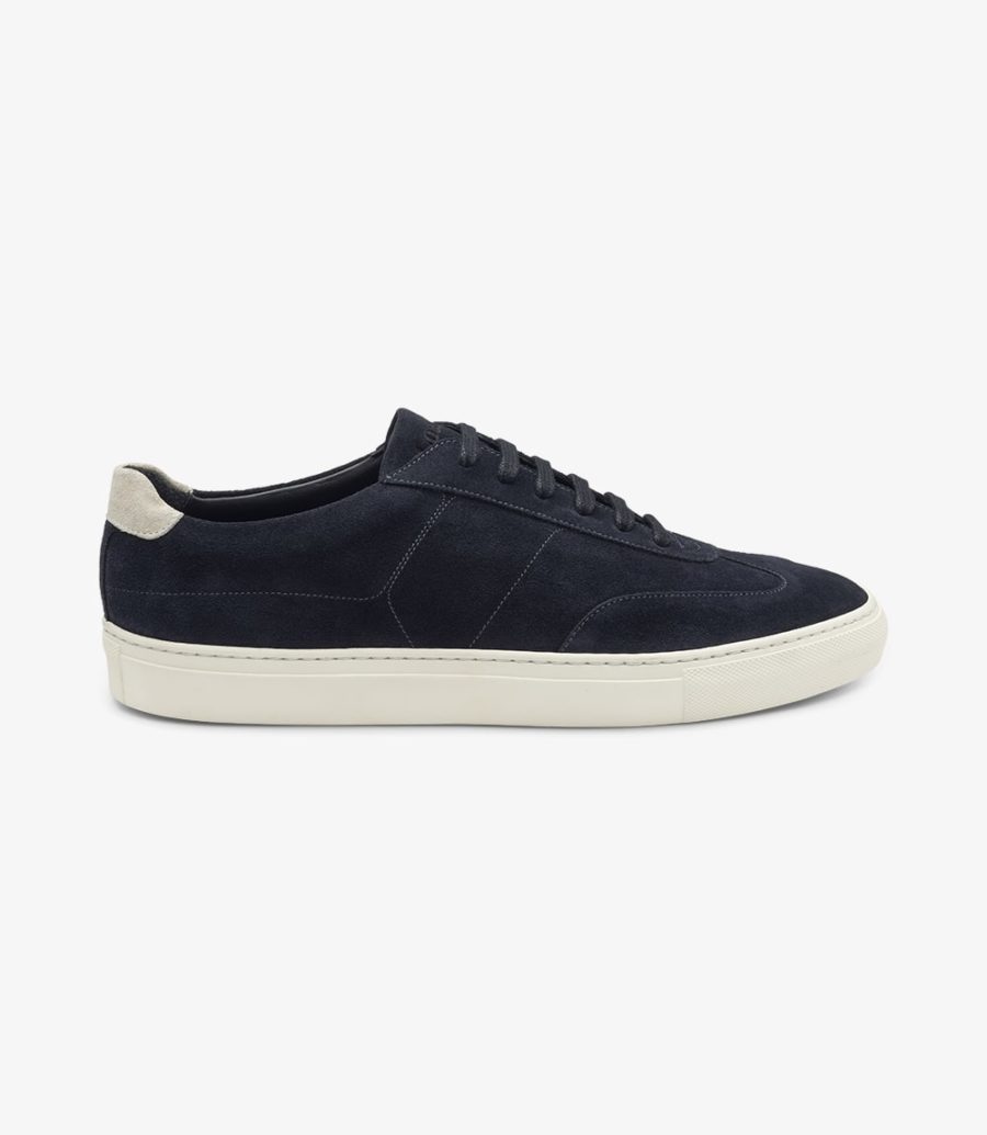 Loake Owens Navy Suede Sneaker Men\'s Sneakers Navy Suede | IE9949453