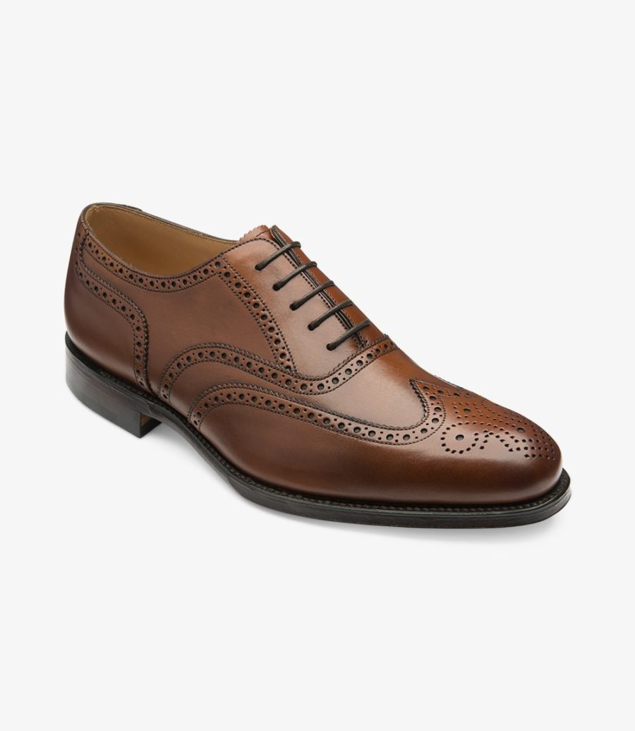 Loake Pembroke Men's Brogues Mahogany | IE9260620