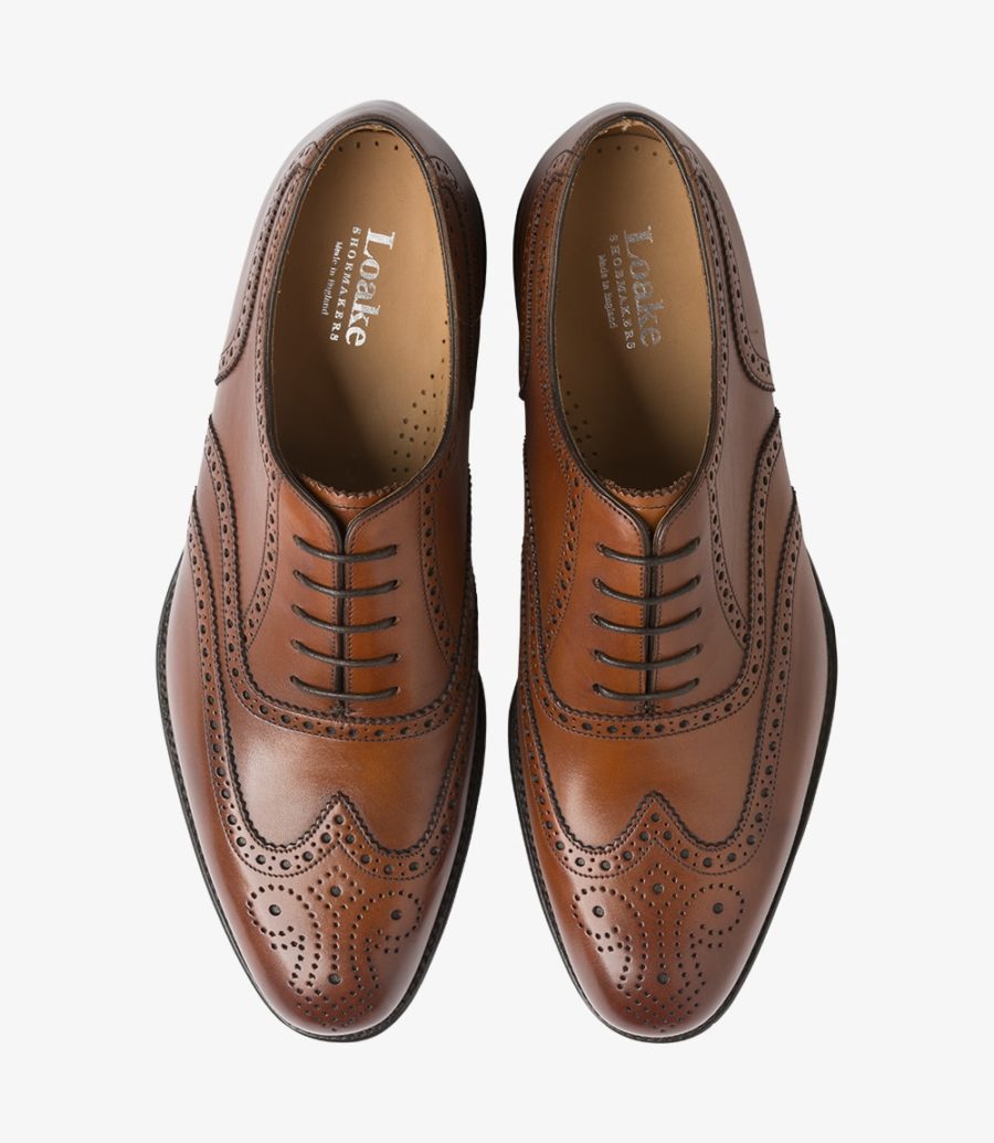 Loake Pembroke Men's Brogues Mahogany | IE9260620