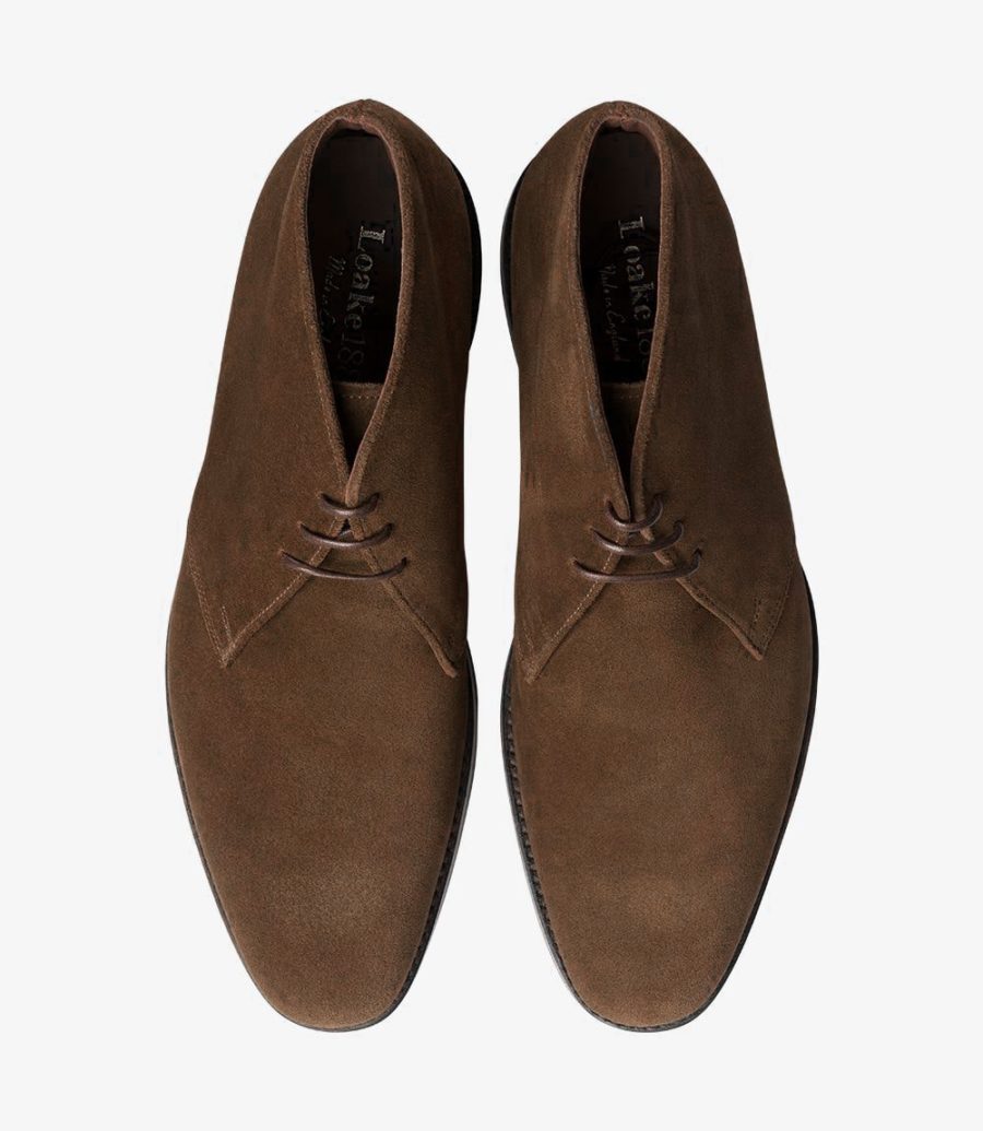 Loake Pimlico Men's Chukka Boots Brown Suede | IE8290616