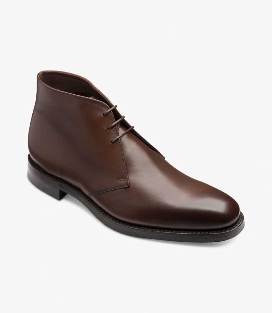 Loake Pimlico Men's Chukka Boots Dark Brown | IE8323386