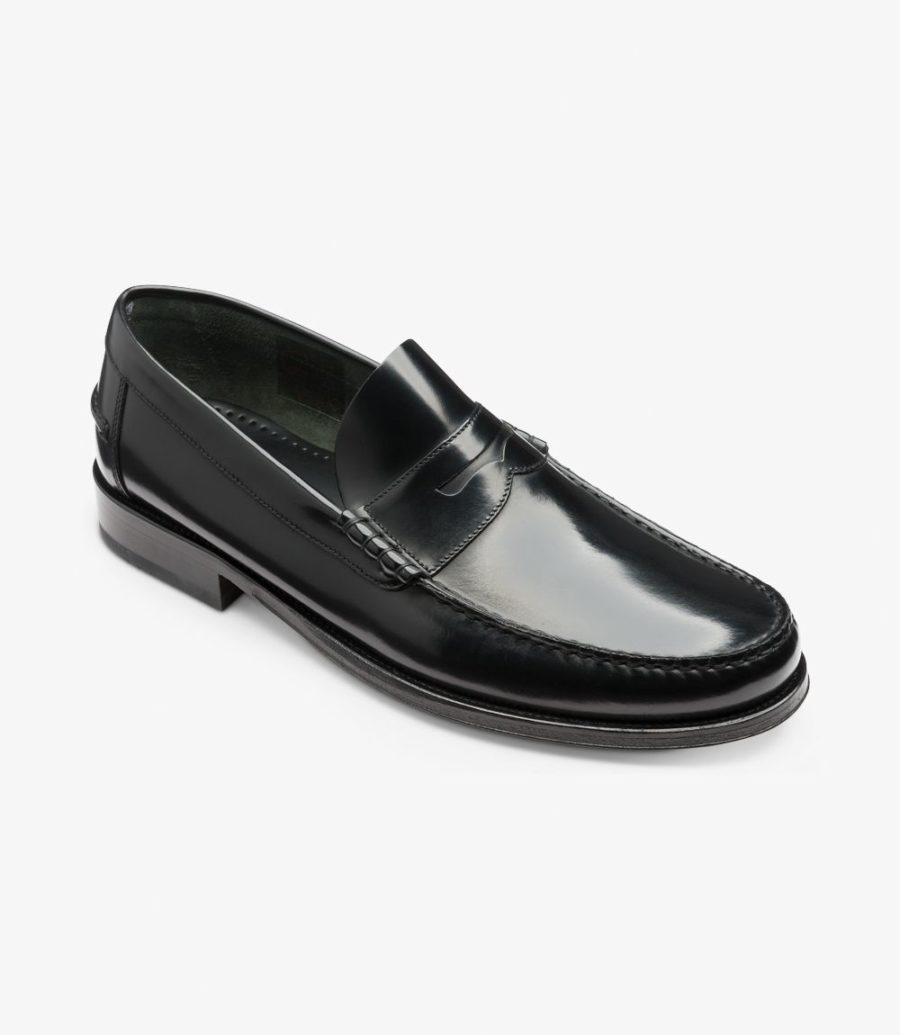 Loake Princeton Men's Loafers Black | IE2654919