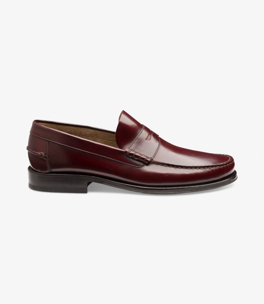 Loake Princeton Men\'s Loafers Burgundy | IE4215372