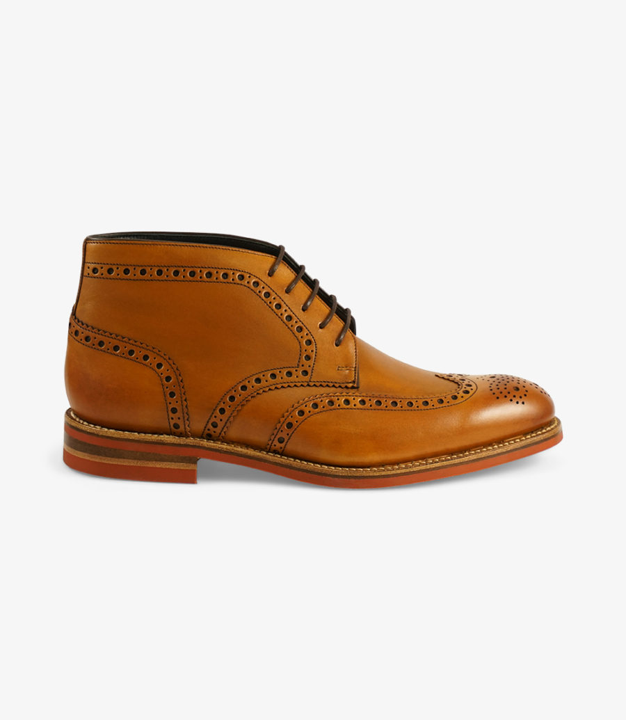 Loake Reading Tan Boot Men\'s Brogue Boots Brown | IE5369984