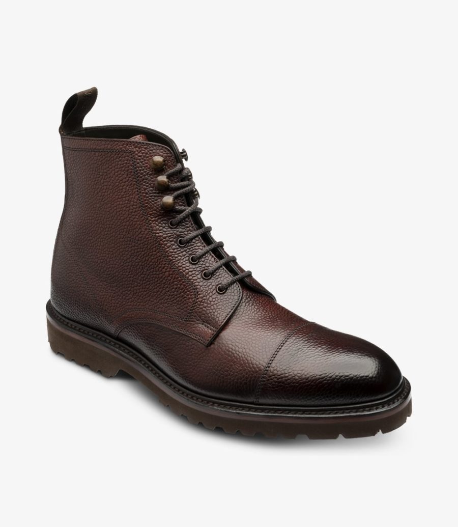 Loake Reynolds Burgundy Grain Boot Men's Derby Boots Burgundy Grain | IE9827475